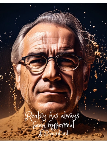 t-shirt Reality has always been hyperreal (J.Baudrillard)