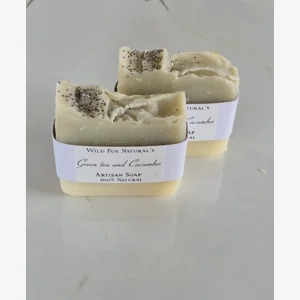 Green tea and cucumber soap