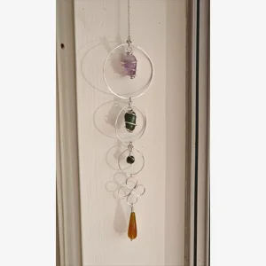 Crystal hoop suncatcher