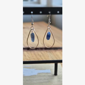 Kyanite Wire Earrings
