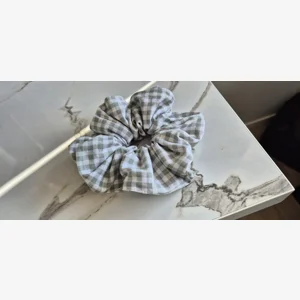 Gingham Jumbo Scrunchie