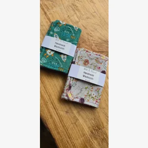 Vintage floral washcloth