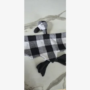 Plaid goose lovey
