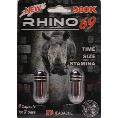 BEST R.H.I.N.O. 69 Black 900K Male Vitamin