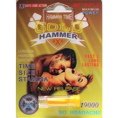 Gold Hammer Triple Meximum power 19K male supplement Gold Hammer Triple Meximum power 19K male supplement