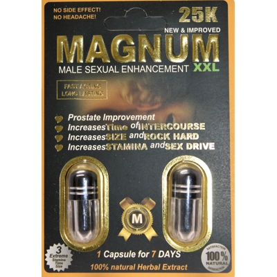 magnum legendary black. powerful male supplement