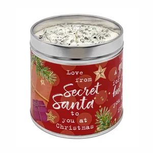 Just Because Festive Candle – Secret Santa