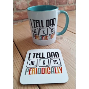 'I tell dad jokes...' Mug & Coaster
