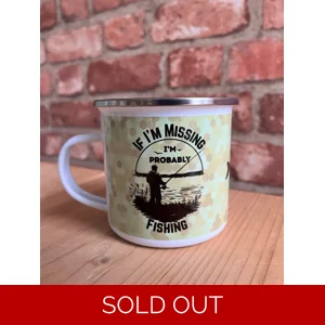 Missing/Fishing Enamel Mug