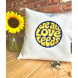 'We All Love Leeds' Cushion