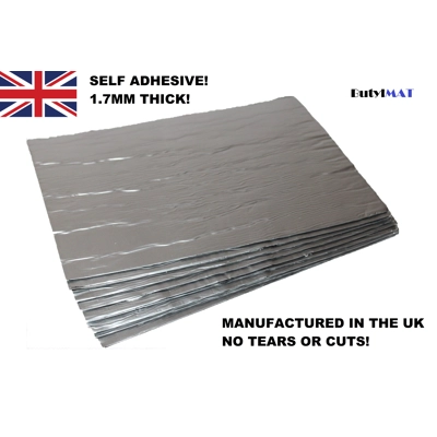 ButylMAT Boat Sound Deadening Insulation 1.7mm Thick 10 Sh.. ButylMAT Boat Sound Deadening Insulation 1.7mm Thick 10 Sh..