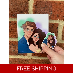 COLLECTION AT SIGNING Found And Flirty Art Pack & Sticker Set