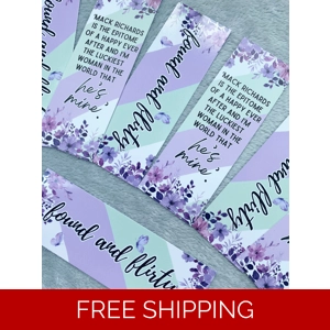 COLLECTION AT SIGNING Found And Flirty Card Bookmark