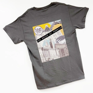 NEW Sound of Norwich Future Radio T Shirt - Grey