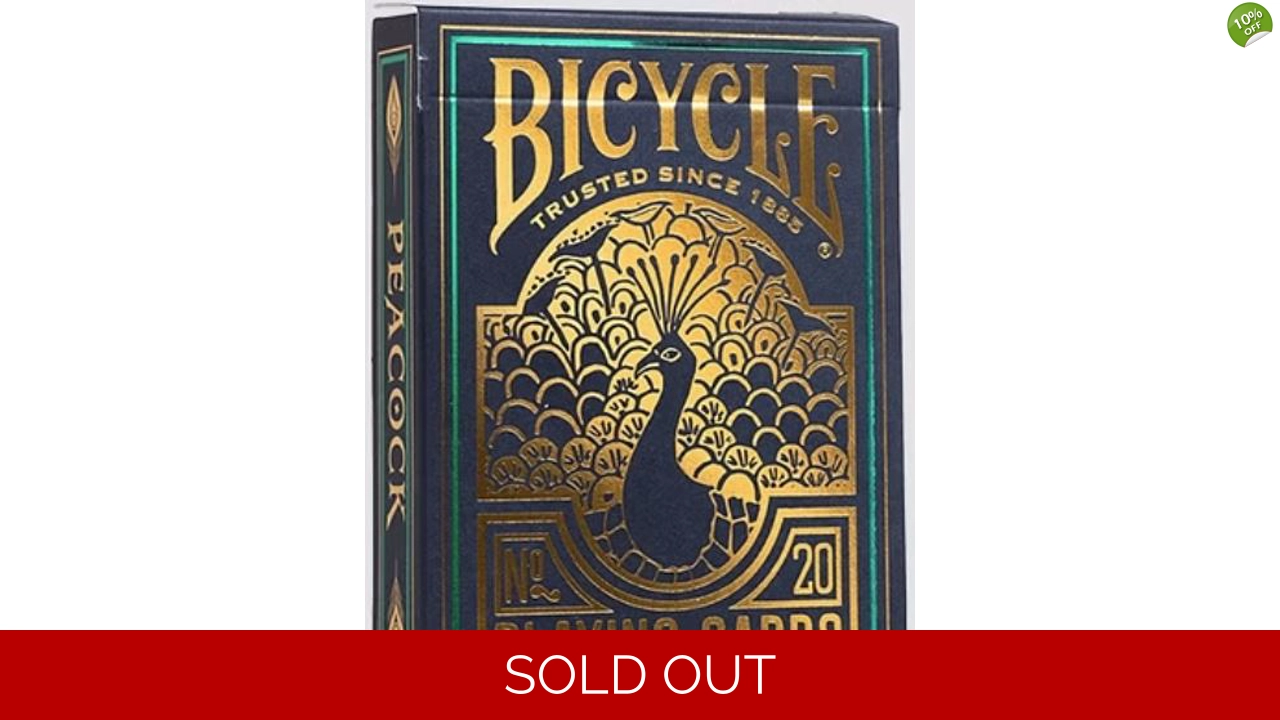 Bicycle Peacock Playing card..