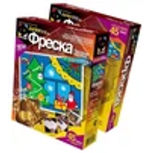 Новогодняя фреска с рамкой «Под елочкой»