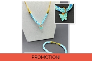 Butterfly Pendant & Necklace..