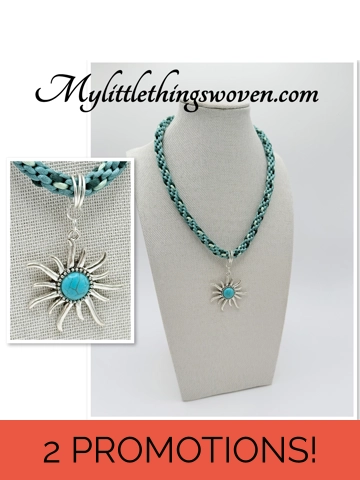 Turquoise Sun Star Pend..