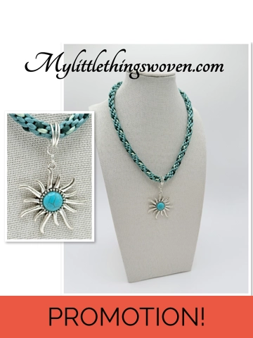 Turquoise Sun Star Pend..