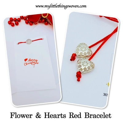 Christmas Card And Jewellery Gift, Friendship Gifts, Bracelets, Handmade