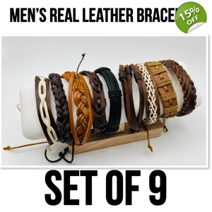Men's bracelets real le..