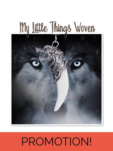 Silver Wolf Teeth Penda..