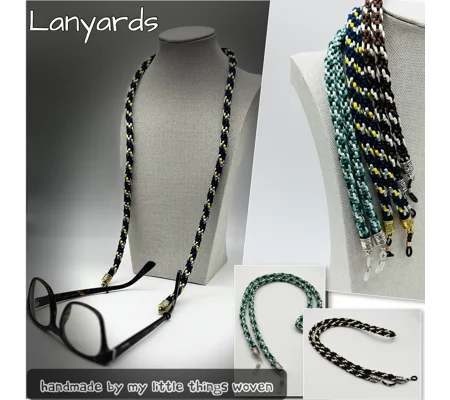 Lanyards 30" Long Kumihimo Cord