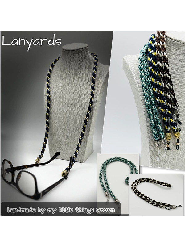 Lanyards 30" Long Kumihimo Cord