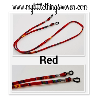 Ethnic Patterned Lanyards for Glasses, Keys, Sunglasses, In a Choice of Colours