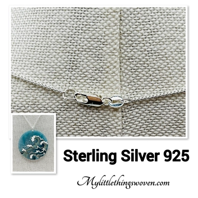 The Great Wave Off Kanagawa Necklace & Pendant in Sterling Silver or 18k Gold Plated The Great Wave Off Kanagawa Necklace & Pendant in Sterling Silver or 18k Gold Plated