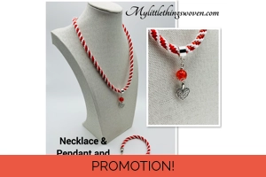 Red And White Spiral Br..