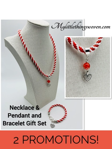 Red And White Spiral Br..