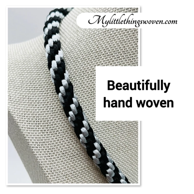 Cross Pendant And Necklace,Black and Silver