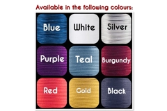 Necklace & Bracelet Set Silver, 2mm Nylon Silk Cord Choice of Colours/Sizes