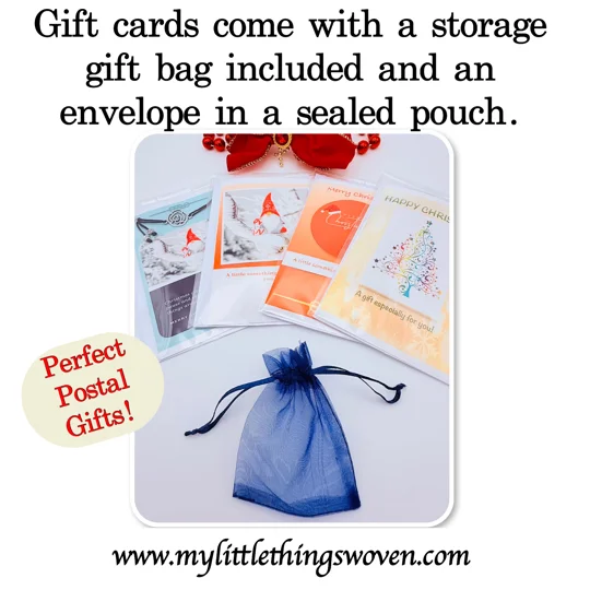 Christmas Card And Jewellery Gift, Friendship Gifts, Bracelets, Handmade