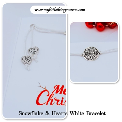 Christmas Card And Jewellery Gift, Friendship Gifts, Bracelets, Handmade