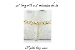 Gold & Faux Pearl Necklace & Earrings Jewellery Set