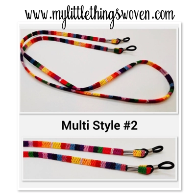 Ethnic Patterned Lanyards for Glasses, Keys, Sunglasses, In a Choice of Colours