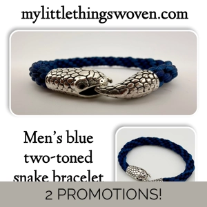 Men's Blue Two-Toned Kumihim..