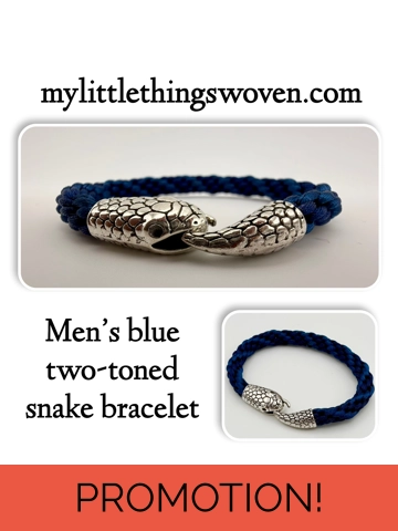 Men's Blue Two-Toned Ku..