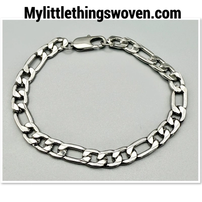 Men's Stainless Steel Titanium Bracelet Cuban Link Chain Wristband Bangle Silver 18K Gold Filled