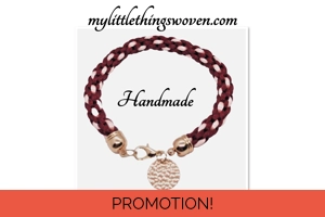 Red Kumihimo Braided Bracele..