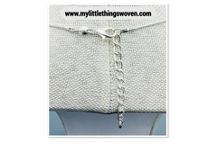 White Pearl Turbo Shell Pendant and Necklace, Silver 925, 18" Snake Chain, Adjustable