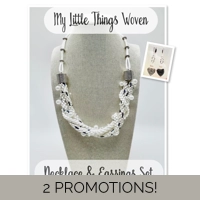 White Silk &  Pearl Heart Br..