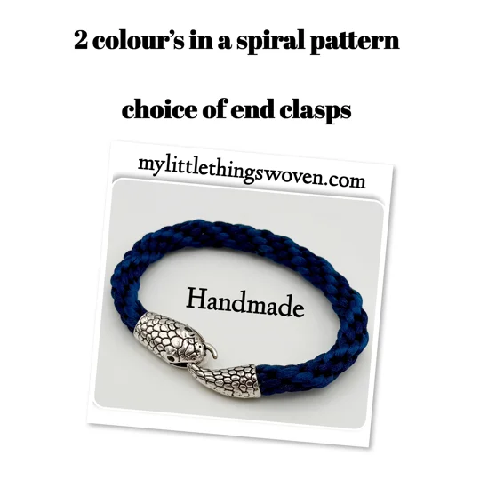 Made to order Kumihimo Bracelets, Any Size, Silver/Gold, Gift Wrapped.