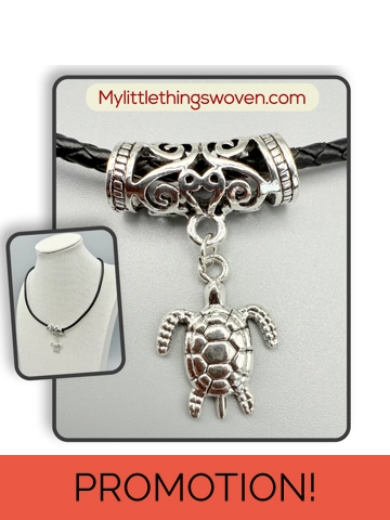 Silver Turtle Pendant &..