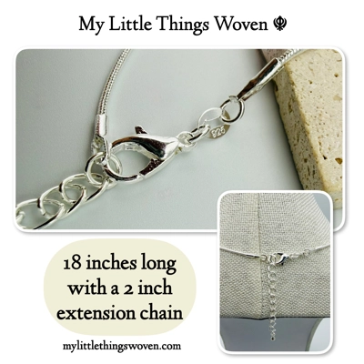 Sterling Silver Owl Pendant & Necklace, Snake Chain Sterling Silver Owl Pendant & Necklace, Snake Chain