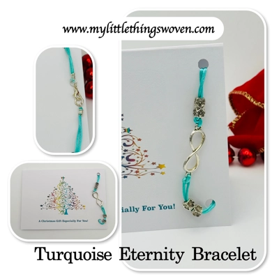 Christmas Card And Jewellery Gift, Friendship Gifts, Bracelets, Handmade