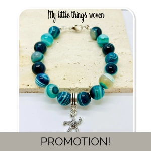 Blue natural stone stri..