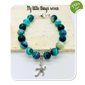 Blue natural stone stri..